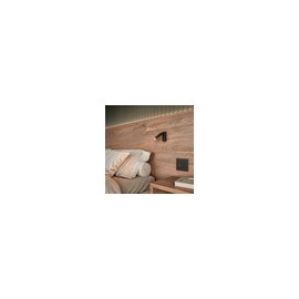 Lámpara Led Lectura De Sobreponer En Muro Negro Mate Con Louver 3 W 100-277 V~ Cri 90 2 700 K The Collection ML-4906