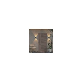 Lámpara Led Arbotante De Sobreponer En Muro Negro 2X5 W 100-277 V~ 2 700 K The Collection ML-6110