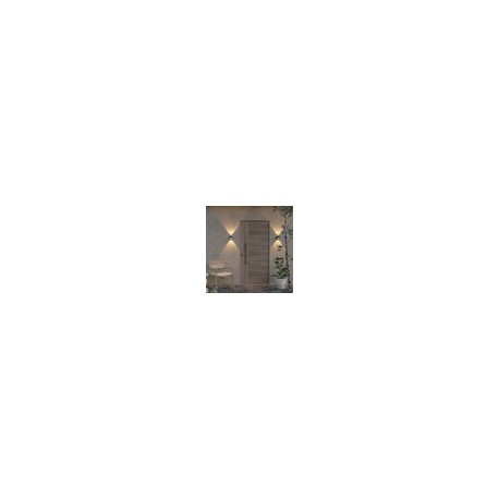 Lámpara Led Arbotante De Sobreponer En Muro Negro 2X5 W 100-277 V~ 2 700 K The Collection ML-6110