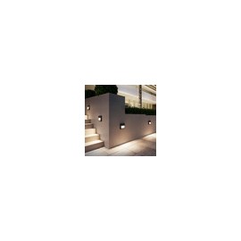 Lámpara Led Arbotante De Sobreponer En Muro Negro Brillante 8 W 100-277 V~ 3 000 K The Collection ML-2010