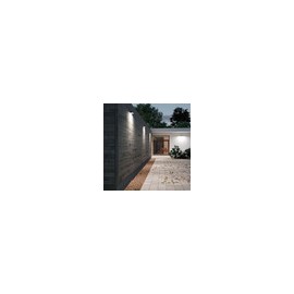 Lámpara Led Solar De Sobreponer En Muro Negro 6 W Max / 2.5 W 5 V- 6 000 K Dekor MS-3105