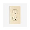 Kit De 20 Contactos Duplex Aterrizado Marfil 60 Hz 125 V~ 15 A Y 20 Placas Duplex De Nylon Marfil Con-X 600-KITDUPLEX